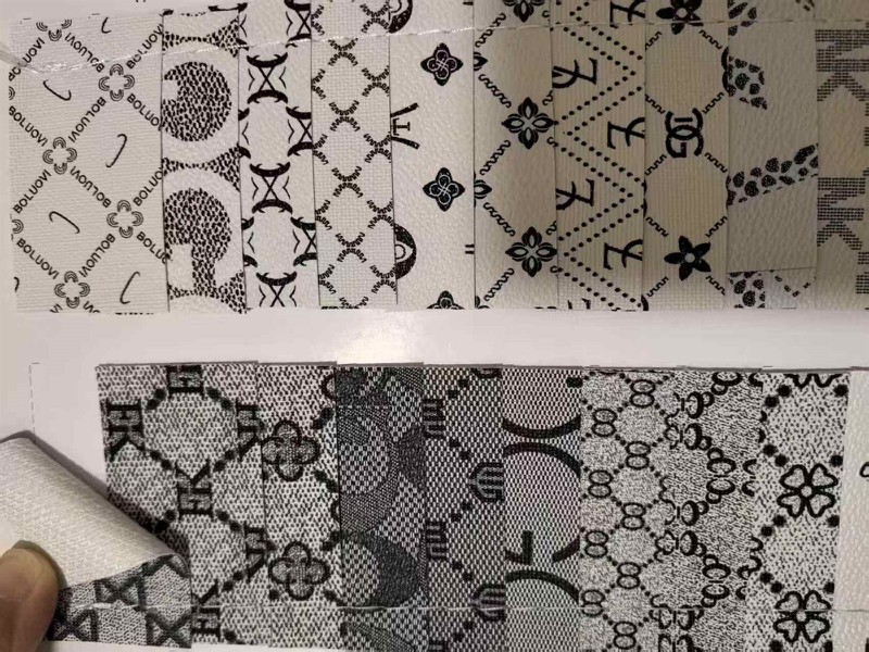 Printed check pattern for bags and shoes 3 Printed check pattern for bags and shoes 3